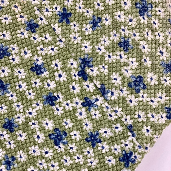 David Wayne Green Floral Dress, Size XL - Picture 5 of 6